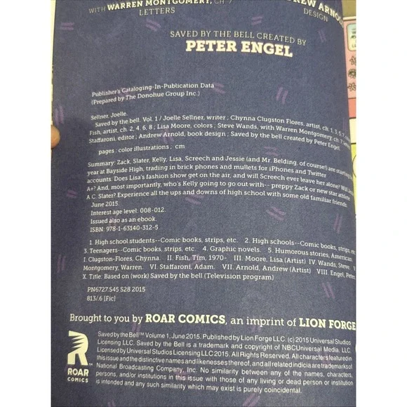 Saved by the Bell #1 Graphic Novel 2015 IDW Roar Comics 1st Printing‎ - Picture 6 of 14